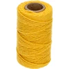 Bombažna vrvica, rumena, 2 mm/55 m/100 g - 4 