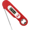 Elektronski kulinarični termometer z zložljivo sondo (-50/+300℃), rdeč - 6 