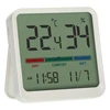 Elektronski sobni termometer, bel ['elektronski termometer', ' termometer s prikazom ure in datuma', ' termometer s higrometrom', ' merjenje vlažnosti v prostoru', ' merilnik udobja', ' termometer s kazalnikom udobja', ' večfunkcijski termometer', ' termometer za notranje prostore', ' notranji termometer', ' brezžični termometer', ' elektronski stenski termometer', ' vremenska postaja', ' vremenska postaja']
