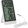 Elektronski termometer znamke Soens – s sondo, bel - 12 