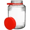 Kozarec 3 L s plastičnim pokrovom ['velik kozarec', ' kozarec velik', ' velik steklen kozarec', ' kozarec za vlaganje', ' za kisanje', ' za kumarice', ' za zelje', ' industrijski kozarec', ' kozarec s kleščami', ' kozarec klešče', ' klešče za kumarice']
