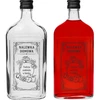 Ploska steklenica 500 ml z navojnim zamaškom, potisk »Nalewka domowa«, 1 kos - 9 