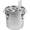 Posoda iz nerjavečega jekla 30 l s pokrovom ['posoda s pokrovom', ' vinarstvo', ' pivovarstvo', ' fermentacijska posoda', ' za fermentacijo']