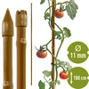 Prevlečen jekleni količek v obliki bambusa, 180 cm × 11 mm - 7 