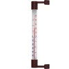 Rjavi zunanji termometer (od -50 °C do +50 °C) 22 cm ['okenski termometer', ' kakšna temperatura']