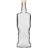 Steklenica Kredensowa 700 ml z zamaškom ['dekorativna steklenica iz stekla', ' steklenica z naravnim zamaškom iz plute', ' steklenica za likerje', ' steklenica za sokove', ' dekorativna steklenica za alkoholne pijače', ' dekorativna steklenica za likerje', ' lepa steklenica z zamaškom', ' domači likerji', ' domači sokovi']