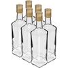 Steklenica Pryncypalna 500 ml z navojnim pokrovčkom, 6 kosov - 3 