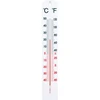 Univerzalni beli termometer (-40 °C do +50 °C) 40 cm ['termometer', ' univerzalni termometer', ' plastični termometer', ' termometer z jasno berljivo lestvico', ' termometer z dvojno lestvico', ' termometer za prostore z visoko vlažnostjo']