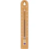 Univerzalni termometer (od -30 do +50 °C), 17 cm, svetlo rjav ['termometer', ' univerzalni termometer', ' plastični termometer', ' termometer s pregledno lestvico', ' termometer z dvojno lestvico v °C in °F', ' termometer za prostore z visoko vlažnostjo', ' zunanji termometer do -30 °C', ' termometer', ' odporen na vlago', ' termometer v rjavi barvi', ' vzdržljiv termometer']
