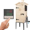 Vrtna lesena prekajevalnica 200 L – dragON Wood 100E z električnim grelnim modulom in krmilnikom - 13 