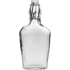 Žepna steklenica 250 ml s hermetičnim zapiranjem. ['steklenica za alkohol', ' okrasne steklenice za alkohol', ' steklena steklenica za alkohol', ' steklenice za domače žganje za poroko', ' steklenica za liker', ' okrasne steklenice za likerje', ' steklenica za vino', ' steklenica za vino']