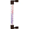 Zunanji rjavi termometer (od -50 °C do +50 °C) 18 cm ['zunanji termometer', ' termometer', ' okenski termometer', ' termometer s čitljivo lestvico', ' plastični termometer', ' termometer za okno', ' termometer za balkon', ' obojestranski termometer', ' samolepilni termometer']