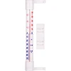 Zunanji termometer, bel (od -60 °C do +50 °C) 23 cm ['okenski termometer', ' kakšna temperatura']