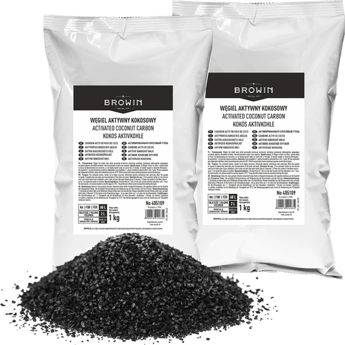 Aktivno kokosovo oglje 1 kg x 2 – komplet