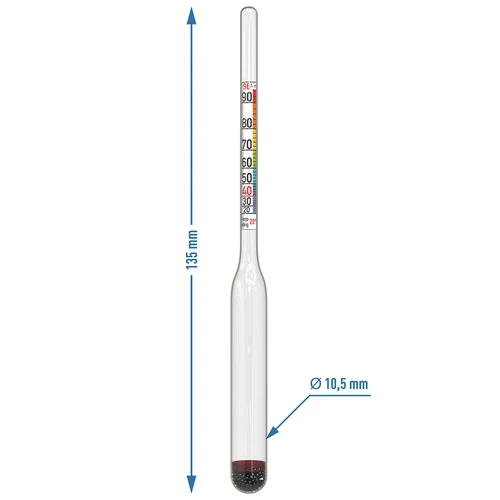 Alkoholometer mini EN/DE - 6