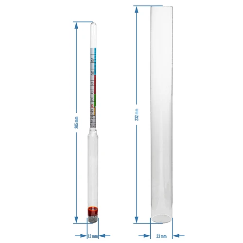 Alkoholometer v nerazbitni epruveti - 4