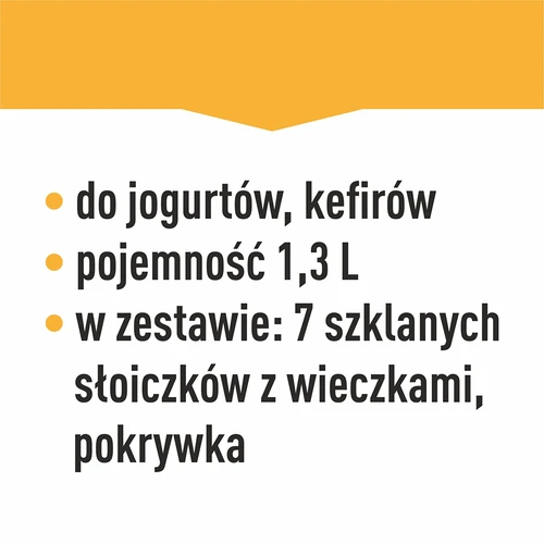 Aparat za pripravo jogurta s termostatom, 7 kozarcev, 1,3 l - 19