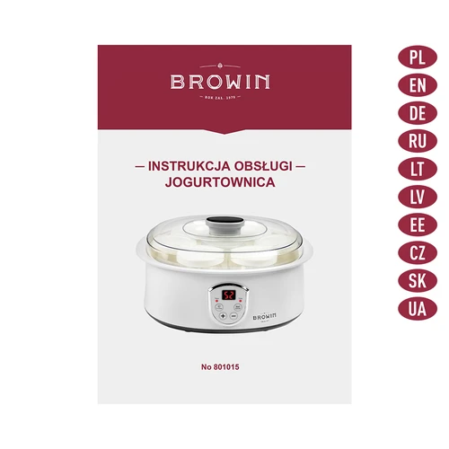 Aparat za pripravo jogurta s termostatom, 7 kozarcev, 1,3 l - 9