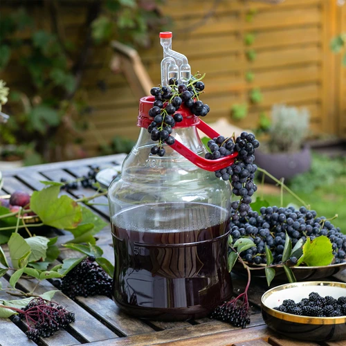 Balon za vino, lahek, nerazbiten, z ročajem, 10 L - 8