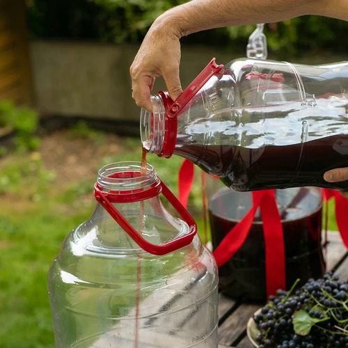Balon za vino, lahek, nerazbiten, z ročajem, 15 L - 9