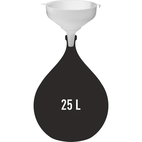 Bel plastičen lijak fi 25 cm - 2