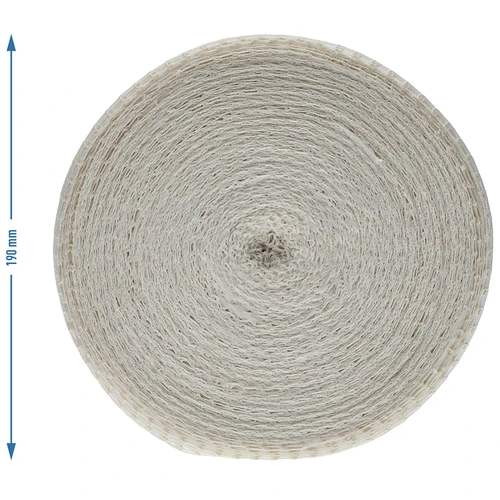 Bela mesarska mrežica, 12,5 cm × 50 m, s toplotno odpornostjo do 220 °C - 4