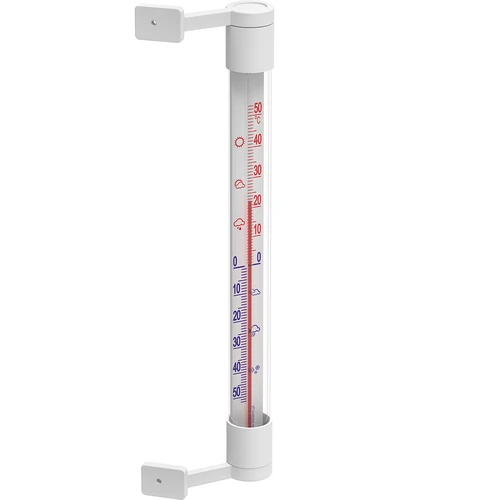 Beli zunanji termometer (-50 °C do +50 °C) 22 cm - 2