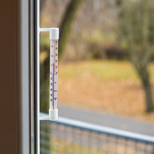 Beli zunanji termometer (-50 °C do +50 °C) 22 cm - 6