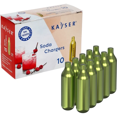 Bombice CO2 za sifon SodaJoy, Kayser, 10 kos.