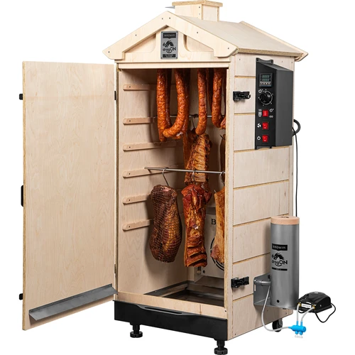 Brezokvirni prekajevalnik dragON PLYWOOD NATURE z digitalnim krmilnikom, 200 L - 4