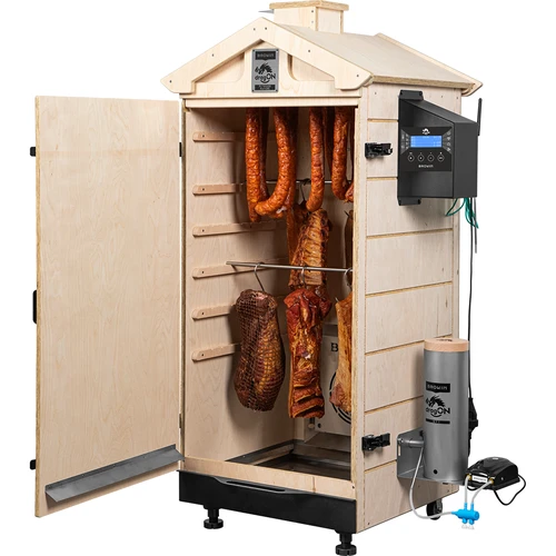Brezokvirna prekajevalnica dragON PLYWOOD NATURE z Wi-Fi, 200 L - 4