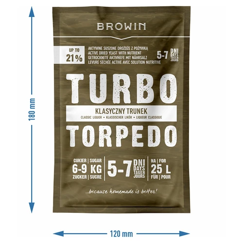 Destilacijski kvas Turbo Torpedo 5-7 dni 21% 100g - 6