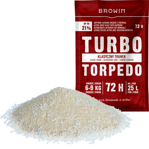 Destilacijski kvas Turbo Torpedo 72 h 21% - 120 g - 3