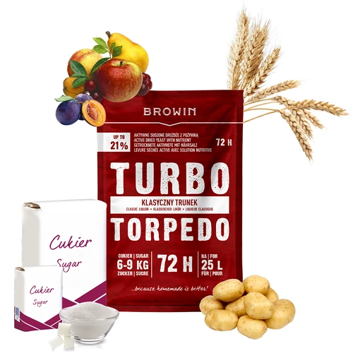 Destilacijski kvas Turbo Torpedo 72 h 21% - 120 g - 4