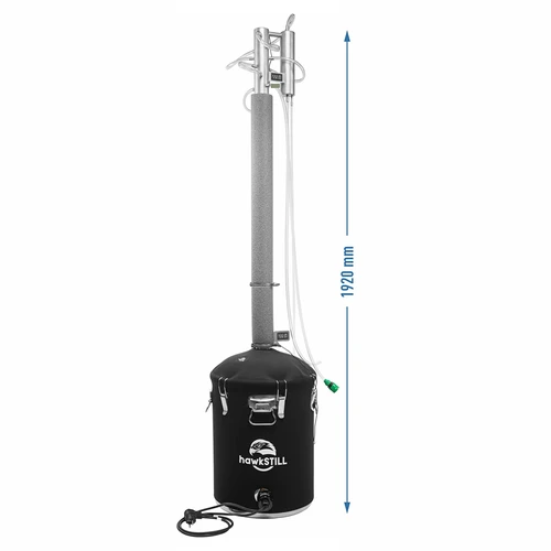 Destilator HawkStill "Hladni prsti" 60 L - kroglično peskana kolona fi 60,3 mm in izolacija rezervoarja - 17