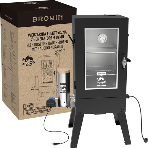 Električna dimnica dragON E101 z generatorjem dima, 70 l - 11