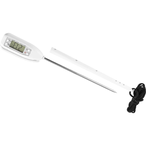 Elektronski kuhinjski termometer (-50 °C do +300 °C) z etuijem, bel