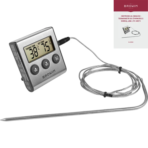 Elektronski kuhinjski termometer s sondo (od 0°C do 250°C) - 4
