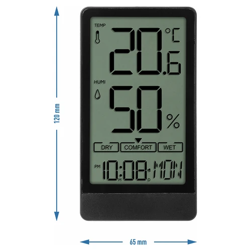 Elektronski sobni termometer znamke Soens, črn - 6