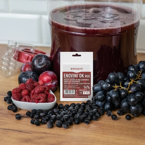 Enovini® OK RED - vinske kvasovke, ki znižujejo kislost, 7 g - 5
