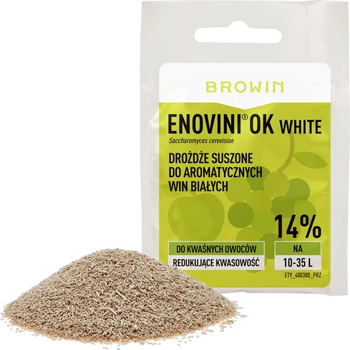 Enovini® OK WHITE - vinske kvasovke, ki znižujejo kislost 7 g - 3