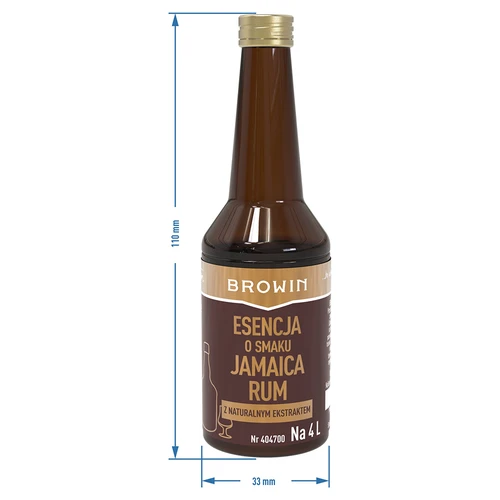 Esenca Gold z okusom Jamaica Rum za 4 L, 40 ml - 7