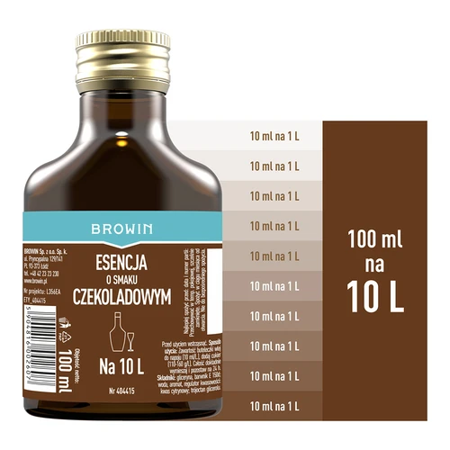 Esenca s čokoladnim okusom 100 ml za 10 L - 4