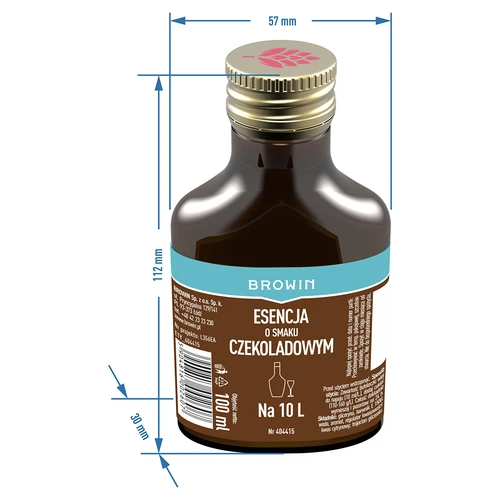 Esenca s čokoladnim okusom 100 ml za 10 L - 5