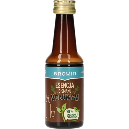 Esenca s hrastovim okusom, z naravno aromo in ekstraktom - 40 ml, za 4 L - 2