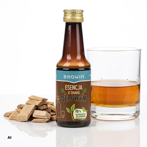 Esenca s hrastovim okusom, z naravno aromo in ekstraktom - 40 ml, za 4 L - 4