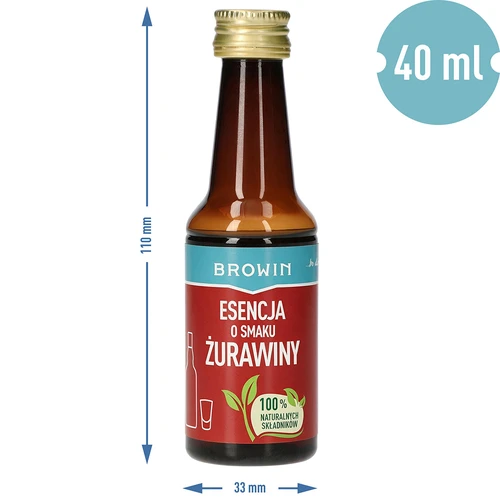 Esenca z okusom brusnice za 4 L - 40 ml - 8