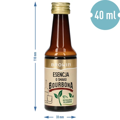 Esenca z okusom burbona za 4 l, 40 ml - 8