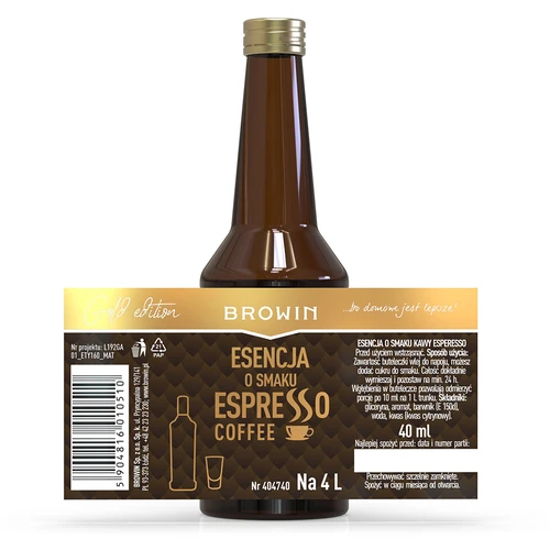 Esenca z okusom espressa, za 4 L, 40 ml - 4