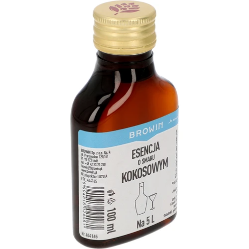 Esenca z okusom kokosa, za 5 L - 100 ml - 2